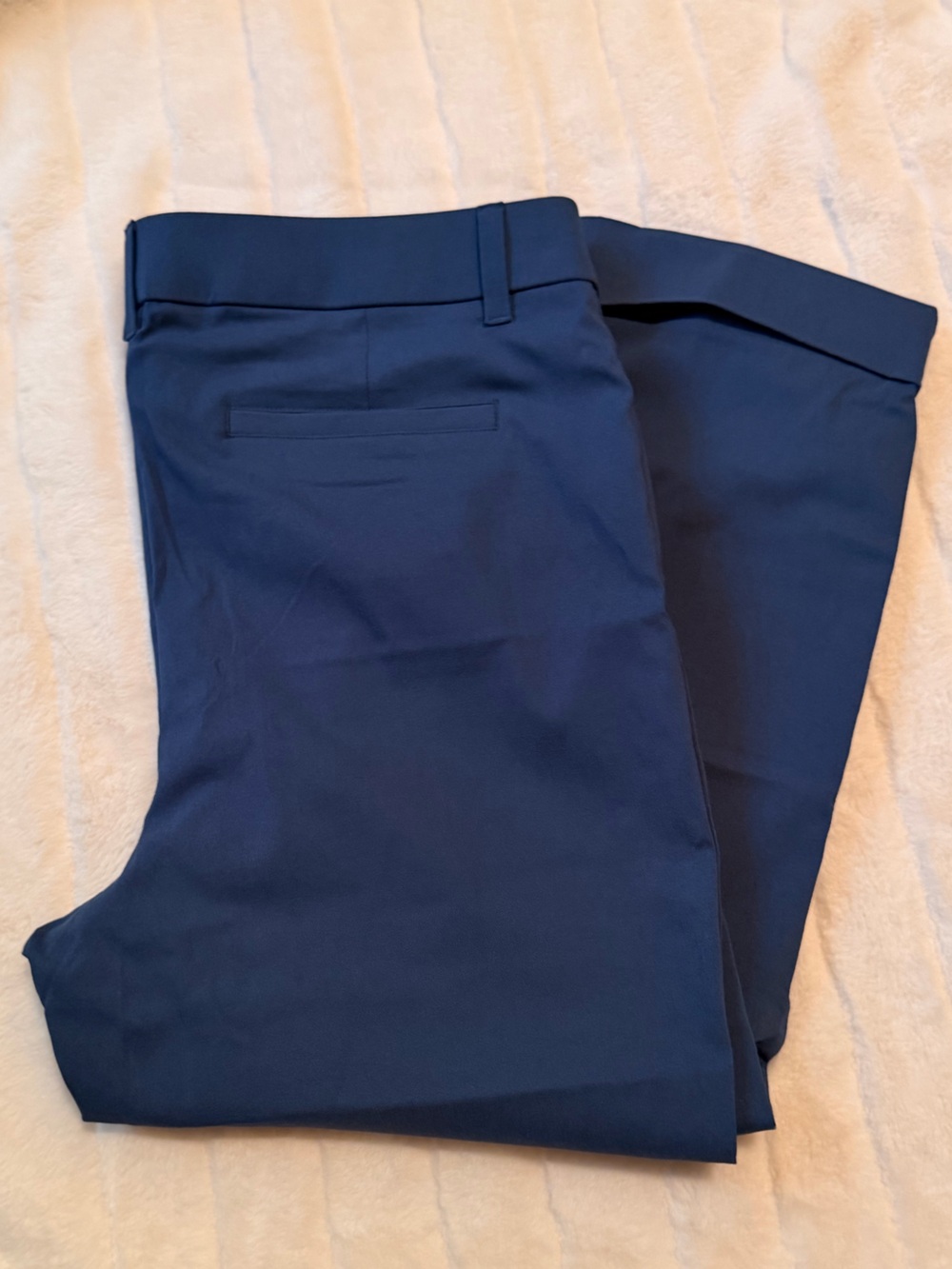 Maurices Navy Ankle Pants - Women's Cropped Trousers - Picture 4 of 4